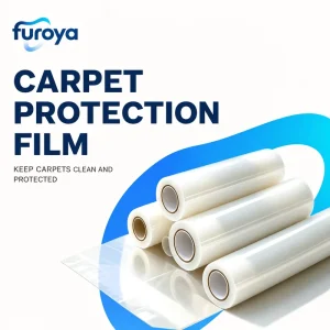 Transparent PE Plastic Film Temporary Carpet Cover Roll with Waterproof Dust and Moisture Protection