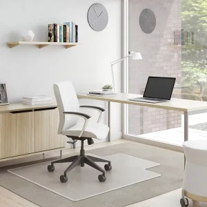 Transparent PVC Anti-Slip Chair Mat for Carpet and Hardwood Floors