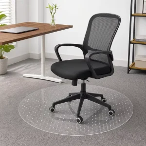 Transparent PVC Floor Mat for Home, Office Chair, Desk Chair, and Carpet