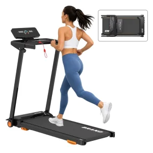 Treadmill Olahraga Running Two Levels Manual Folding Electric Motorized Treadmill Machine for Home