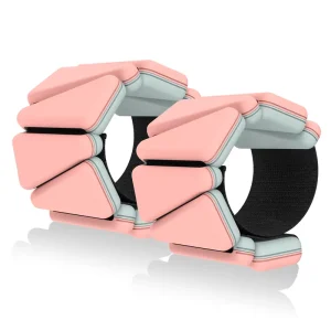 Triangle Wrist and Ankle Weights 1kg 2kg Dual Color Silicone Iron Blocks for Cardio Pilates Yoga Supplier