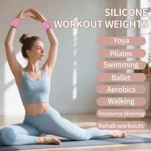 Triangular Monochrome Velcro Adjustable Durable Silicone Wristband for Strength Training Fitness Exercise Detachable Unisex