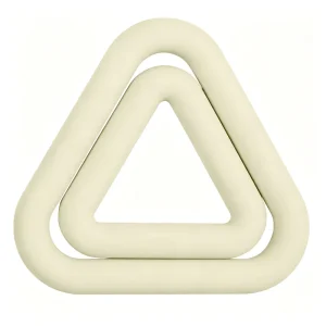 Triangular Silicone-Coated Iron Weight Ring Handheld Dumbbell for Yoga Pilates Strength Training Home Fitness Equipment