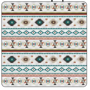 Tribal Patterned Quilted Portable 4 Seasons Waterproof Bohemian Outdoor Picnic Blanket Foldable Padded Oxford Cloth Beach Rug