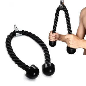 Tricep Rope With Anti-Fray Design Fitness Equipment Accessory for Garage Gym