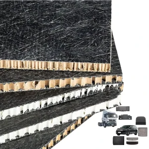 Trunk Load-Bearing Board Lightweight Fabric Decorative Surface Layer Coldproof Paper Honeycomb Board