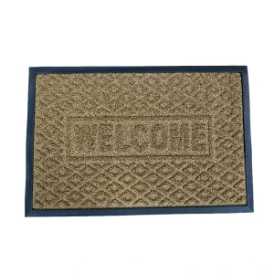 Tufted Anti-Slip PP Grass Cut Pile Surface Rubber Door Mat Extra Thick Pet Friendly Outdoor