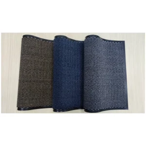 Tufted Cushioned PP/PVC Doormat Water-Absorbent Anti-Slip Machine-Washable Outdoor Floor Mat