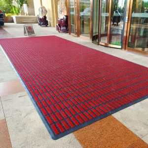 Tufted Washable PVC Interlocking Mat Non-Slip Eco-Friendly for High-Traffic Hotel Corporate Home