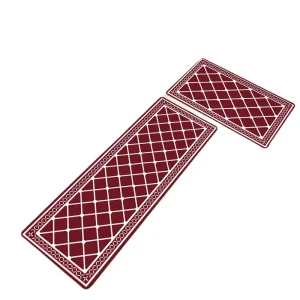 Twill Woven Kitchen Floor Mat, Waterproof, Absorbs Water and Oil, Non-Slip, Machine Washable, Custom Logo