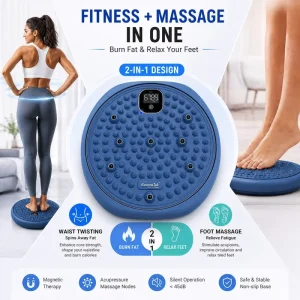 Twist Board for Abs Exercise Rehabilitation Equipment Fitness Gear Home Acupressure Mat Twisting Waist Machine