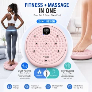 Twist Disc Board Acupressure Waist Twisting Machine for Exercise and Rehabilitation