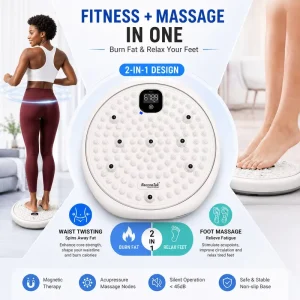 Twister Machine Exercise Equipment Fitness Accessories Light Weight Portable Home Office Foot Massage Twister Board
