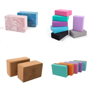 Two Color Camouflage EVA Foam Yoga Block Anti Slip High Density Cork Yoga Brick