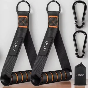 Two-Color Handle Pull Rope Back Resistance Device for Fitness and Body Shaping, QT-0516