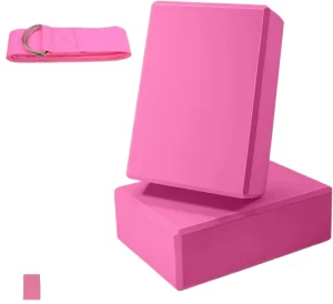 Two-Color High-Density EVA Non-Slip Yoga Blocks for Fitness, Dance and Stretching