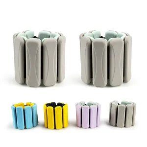 Two-Color Silicone Ankle Weights with Iron Material