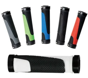 Two-Tone TPR Bicycle Handlebar Grips for Cycling E-Bike Grips Pro Taper Grips