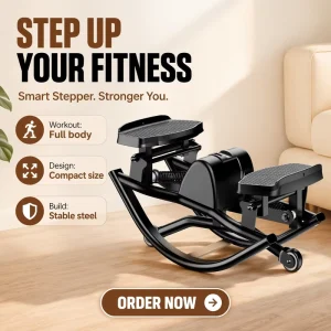 U-Shaped Multifunction Step Machine for Home Leg Training