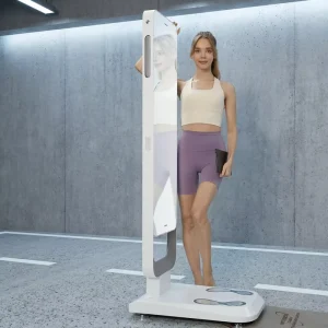 U+300 Medical Body Scanner Bioresonance Therapy Device AI Gym Equipment for Weight Loss 8-Electrode Body Composition