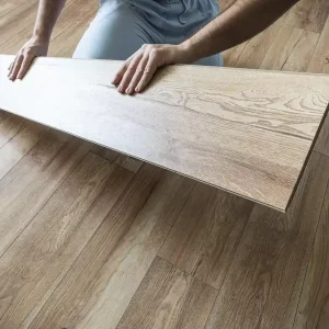UV-Coated 4mm 5mm Embossed SPC Plastic Vinyl Plank Flooring