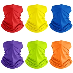 UV Protection Cooling Sports Cycling Soft Solid-Color Polyester Bicycle Mask