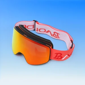 UV400 Cylindrical Lens Ski Goggles with Anti-Fog and Anti-Scratch Protection for Outdoor Sports