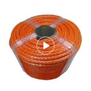 Ultra High Strength Braided UHMWPE Cargo Lifting Synthetic Sailing Mooring Rope