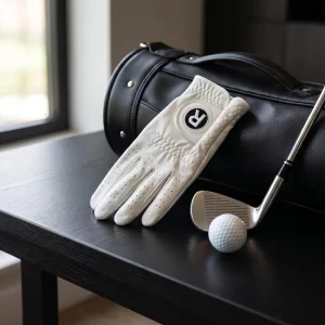 Ultra-Thin Golf Glove for Men Premium Cabretta Leather Breathable Perforated Palm