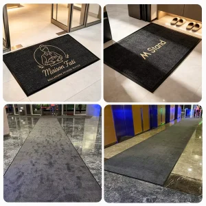 Ultrafine Fiber PVC Woven Floor Mat Welcome Carpet Can Be Spliced Non-slip Wear-resistant Washable Stain-resistant