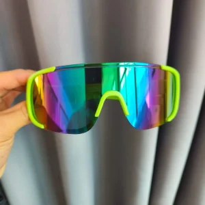 Unbreakable UV400 Photochromic Shield Sunglasses Adjustable Nose Pad Anti Fog Cycling Skiing Outdoor Sports Goggles