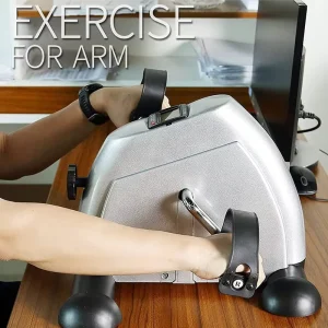Under Desk Bike Pedal Exerciser Portable Foot Cycle Leg Peddler Machine with LCD Screen Display