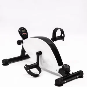 Under Desk Bike Pedal Exerciser Portable Foot Exercise Machine for Sitting with LCD Display Mini Stationary Peddler Home Use