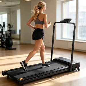 Under Desk Low Noise Electric Home Treadmill for Daily Workout Running Machine Cardio Training Equipment