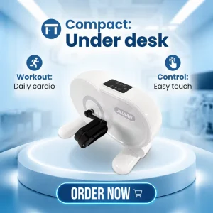 Under Desk Mini Arm and Leg Pedal Exerciser for Paraplegic