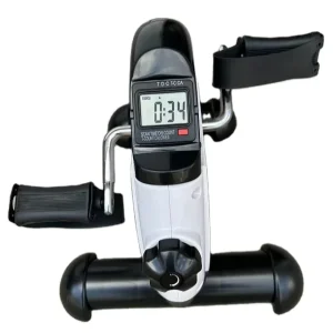 Under-Desk Pedal Exerciser with ABS and Metal Construction, Adjustable Resistance, Calorie Tracker, and Arm and Leg Exercise