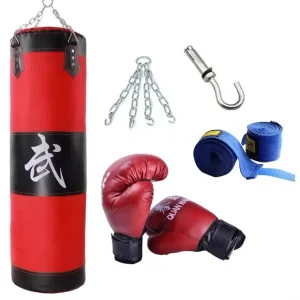 Unfilled Freestanding Heavy-Duty Workout Boxing Punching Bag