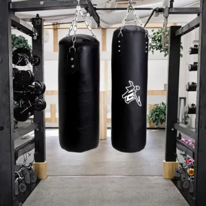 Unfilled Hanging Heavy Sandbag Fitness Adjustable Kick Boxing Punching Bag with Gloves and Accessories