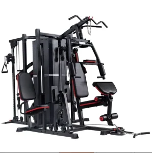 Unisex 5-Station Home Gym Equipment Multi-Function Strength Training Station