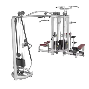 Unisex 5 Station Home Gym Equipment Multi Function Strength Training Tool