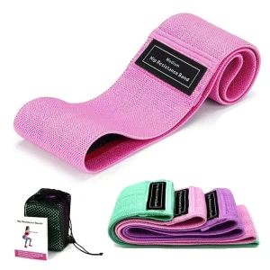 Unisex Booty Band Hip Resistance Bands for Squats and Glute Workouts Non-Slip