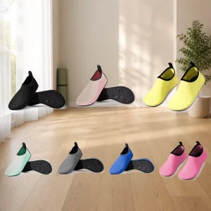 Unisex Breathable Slip-On Barefoot Yoga and Pilates Shoes with Non-Slip Quick-Dry Design