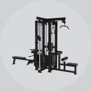 Unisex Commercial 4-Person 4-Station Multi-Jungle Strength Training Machine