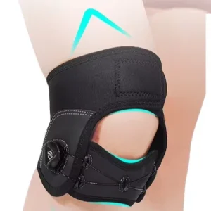 Unisex Composite Fabric Knee Pads with Patellar Strap and Breathable Support