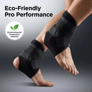 Unisex Compression Ankle Stabilizer Sleeve Breathable Elastic Support for Fitness