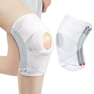 Unisex Eco-Friendly Foldable Lightweight Anti-Slip Crossing Strap Breathable Elastic Compression Sports Knee Brace