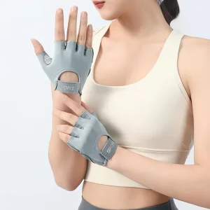 Unisex Gel-Padded Lightweight Breathable Half-Finger Weightlifting Gloves