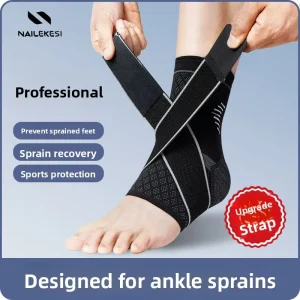 Unisex Knee Support Sports Anti-Ankle Sprain Basketball Knee Brace Knee Joint Protector Running