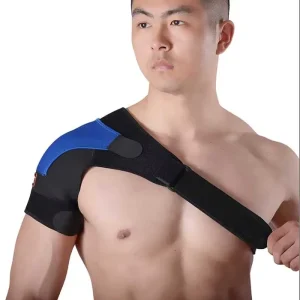 Unisex Korea Style CE Certified Flexible Neoprene Weighted Sports Protection Medical Walking Right Left Shoulder Support Wrap
