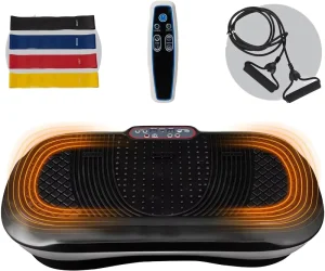 Unisex LCD Screen Vibration Fitness Body Shaping Machine Vertical Fat Shaking Steel ABS Construction Home Use